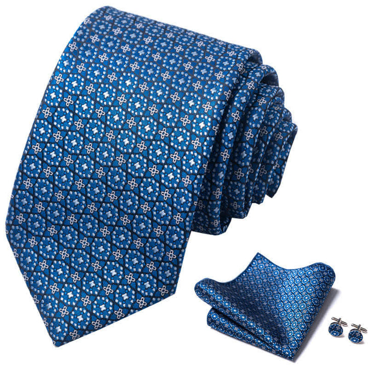 Set di 3 cravatte da uomo SteelBlue Patrician Gent