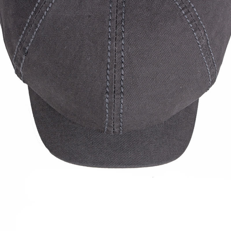 Berretto casual in cotone tinta unita da giorno
