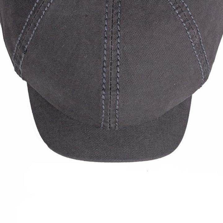 Berretto casual in cotone tinta unita da giorno