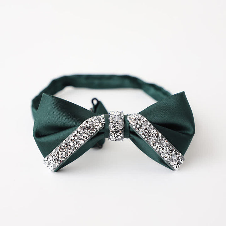 Papillon da sposa con strass scintillanti da uomo
