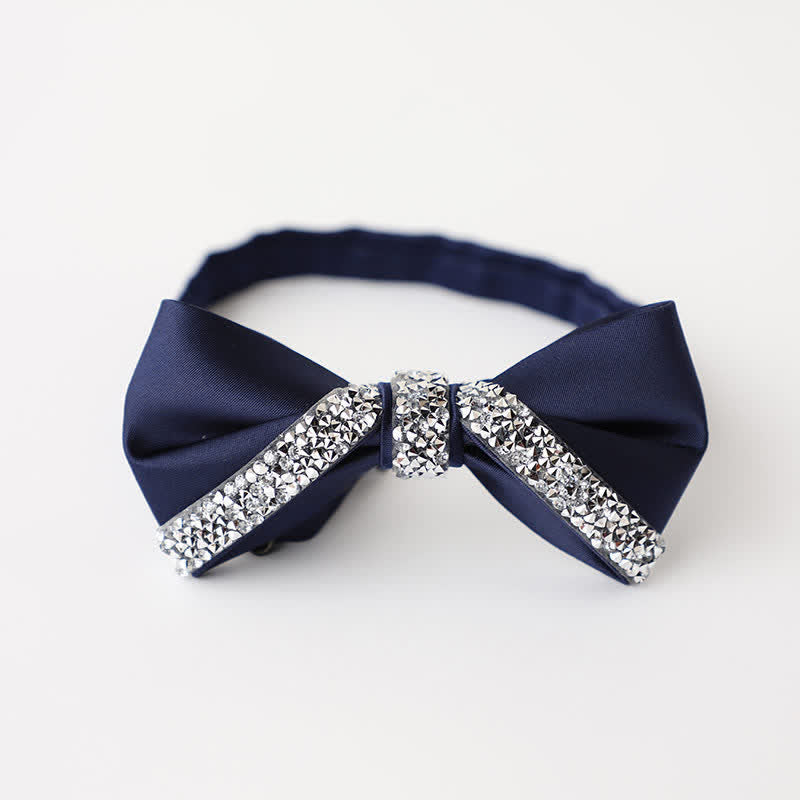 Papillon da sposa con strass scintillanti da uomo