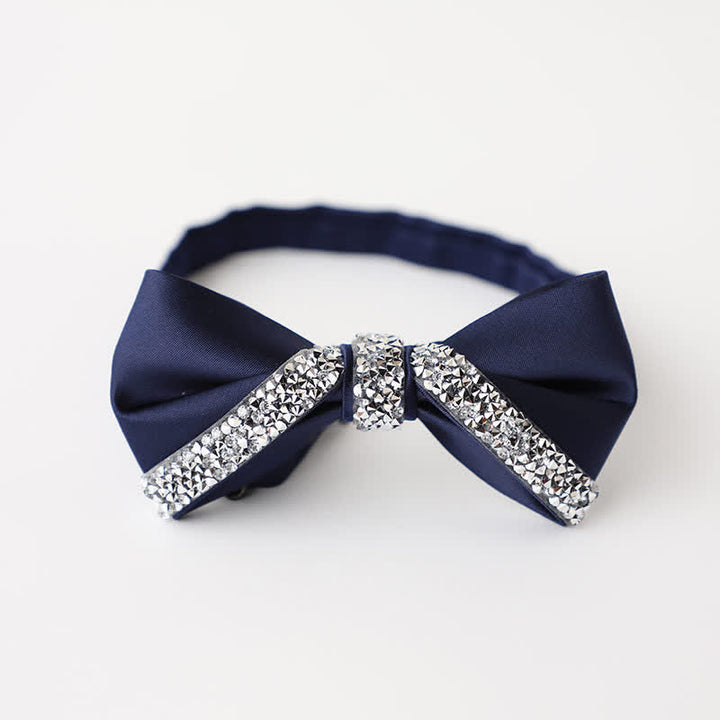 Papillon da sposa con strass scintillanti da uomo