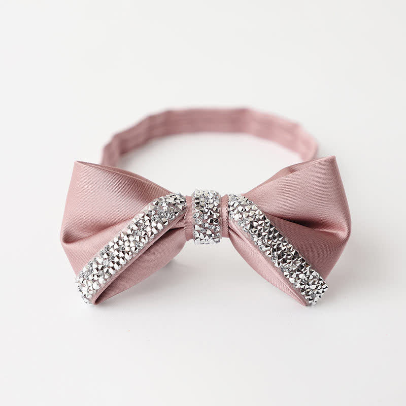 Papillon da sposa con strass scintillanti da uomo