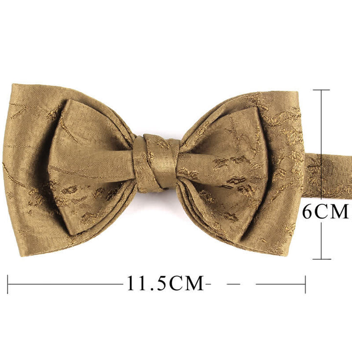 Papillon da sposa floreale meticoloso speciale da uomo