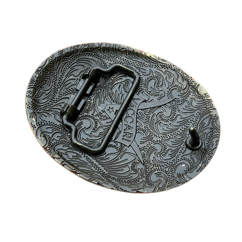 Cintura in pelle con fibbia turchese da capo indiano fai da te da uomo