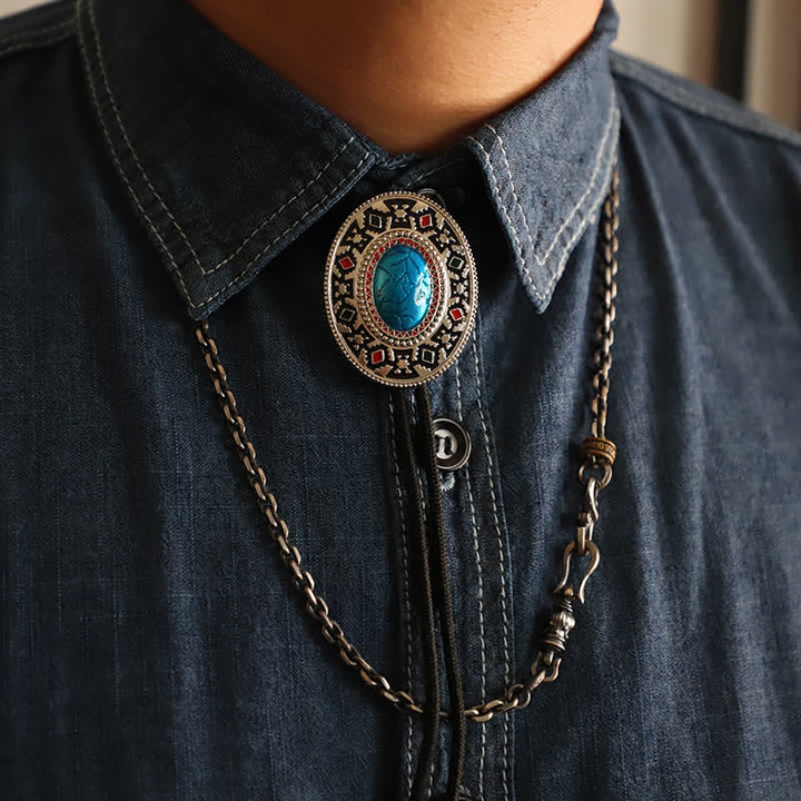 Cravatta classica Bolo Totem Indiano Nativo