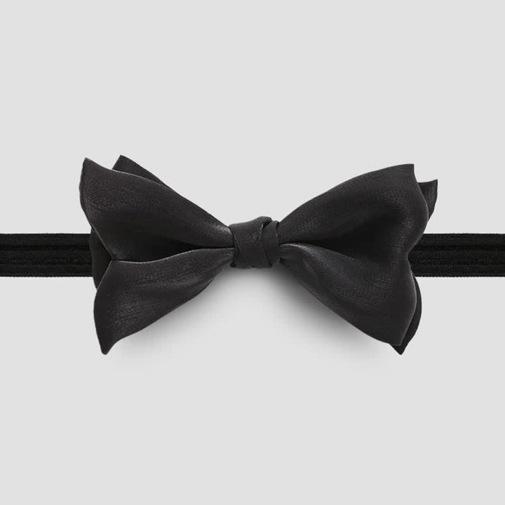 Papillon da uomo a forma di coda di pesce brillante per abito da sposa