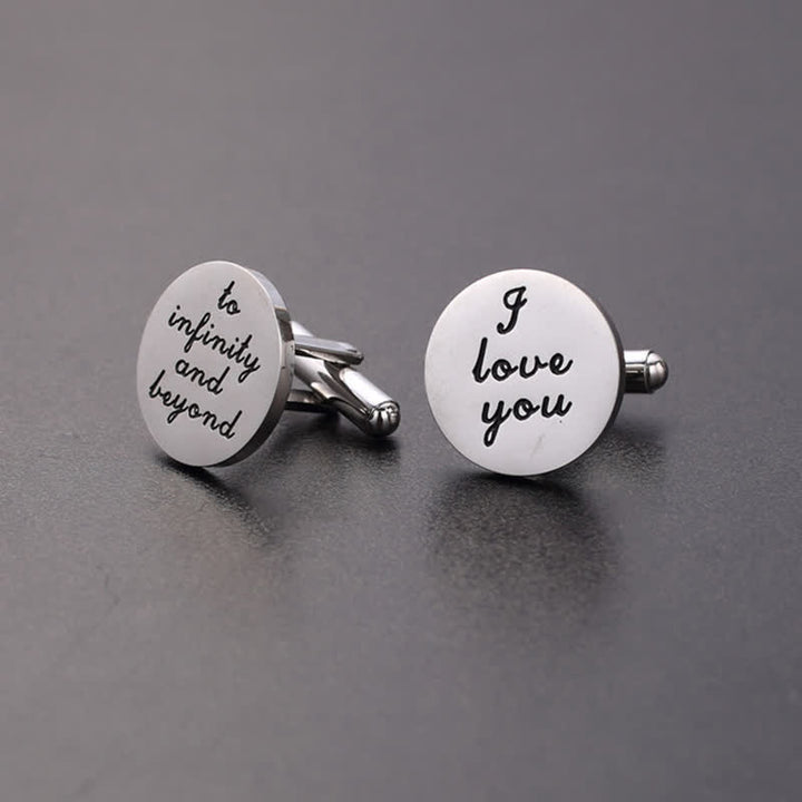 Gemelli da uomo "Ti amo all'infinito e oltre"