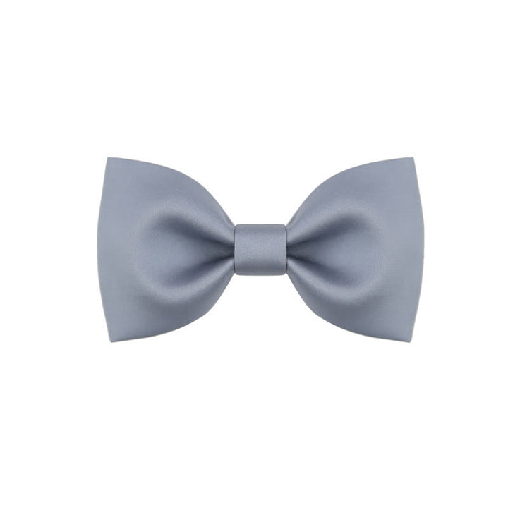 Papillon da sposa classico semplice da uomo, tinta unita