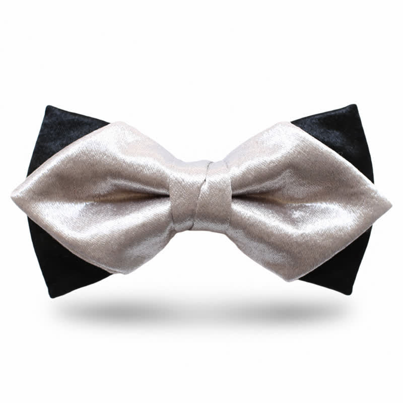 Papillon Gainsboro nero a doppio strato da uomo