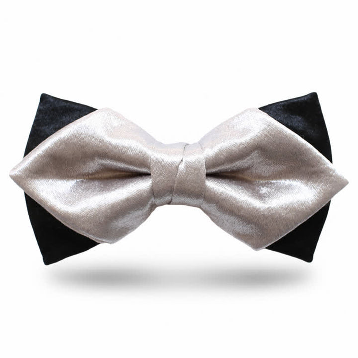 Papillon Gainsboro nero a doppio strato da uomo