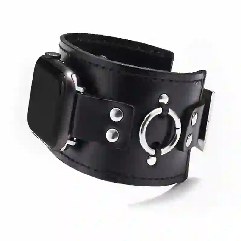 Cinturino per smartwatch Ring Decor in vera pelle