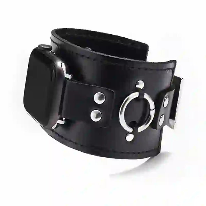 Cinturino per smartwatch Ring Decor in vera pelle