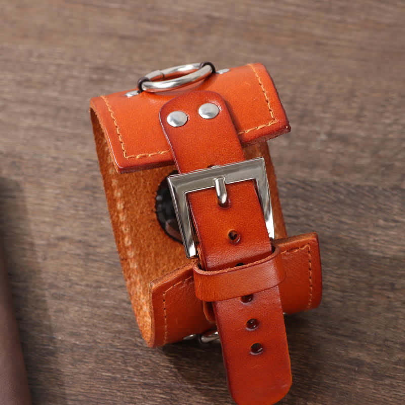 Cinturino per smartwatch Ring Decor in vera pelle