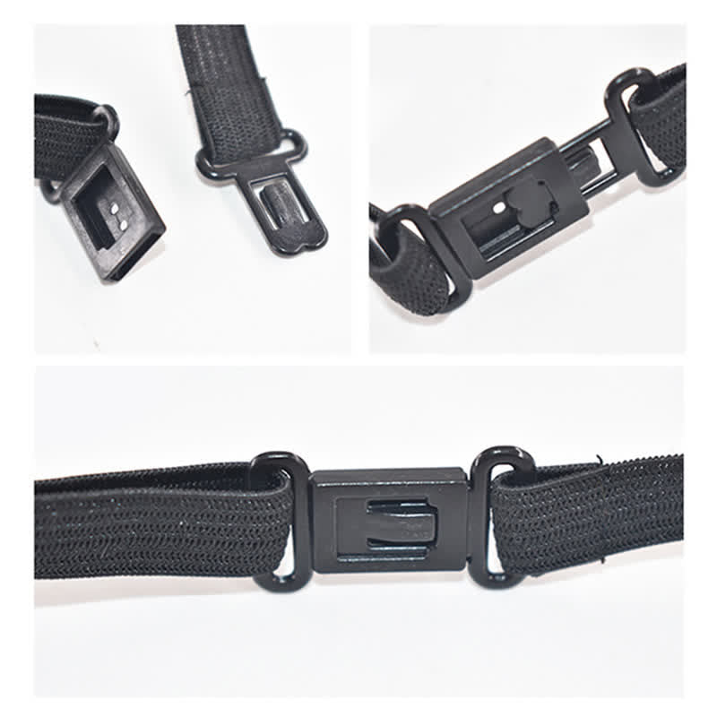 Set di 4 papillon in legno con motivo a righe formali da uomo