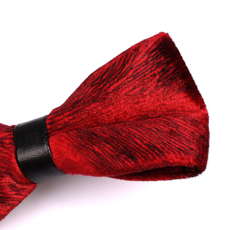 Papillon da uomo elegante e lussuoso in velluto per banchetto