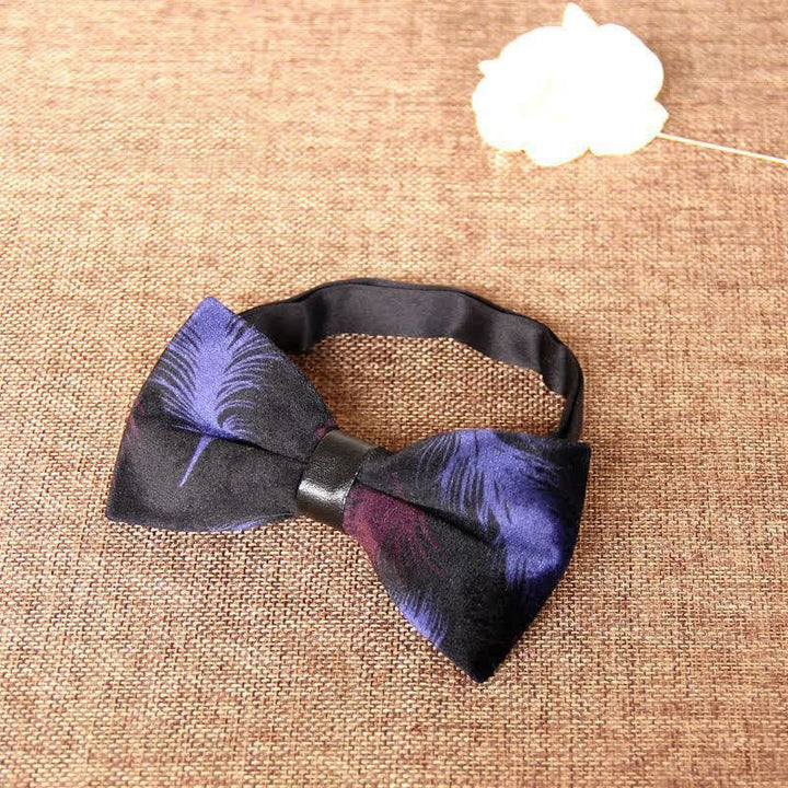 Papillon da uomo elegante e lussuoso in velluto per banchetto