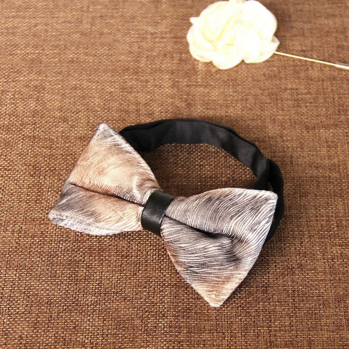 Papillon da uomo elegante e lussuoso in velluto per banchetto