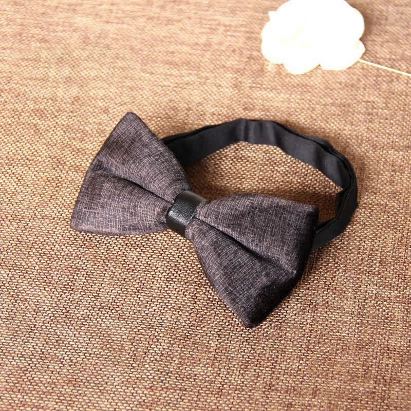 Papillon da uomo elegante e lussuoso in velluto per banchetto