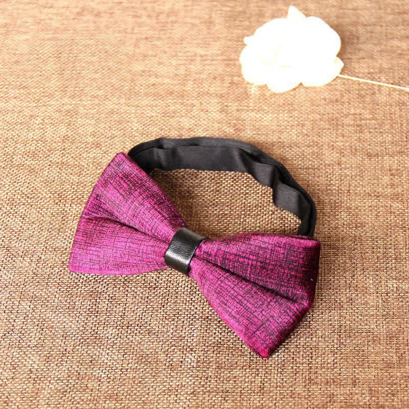 Papillon da uomo elegante e lussuoso in velluto per banchetto