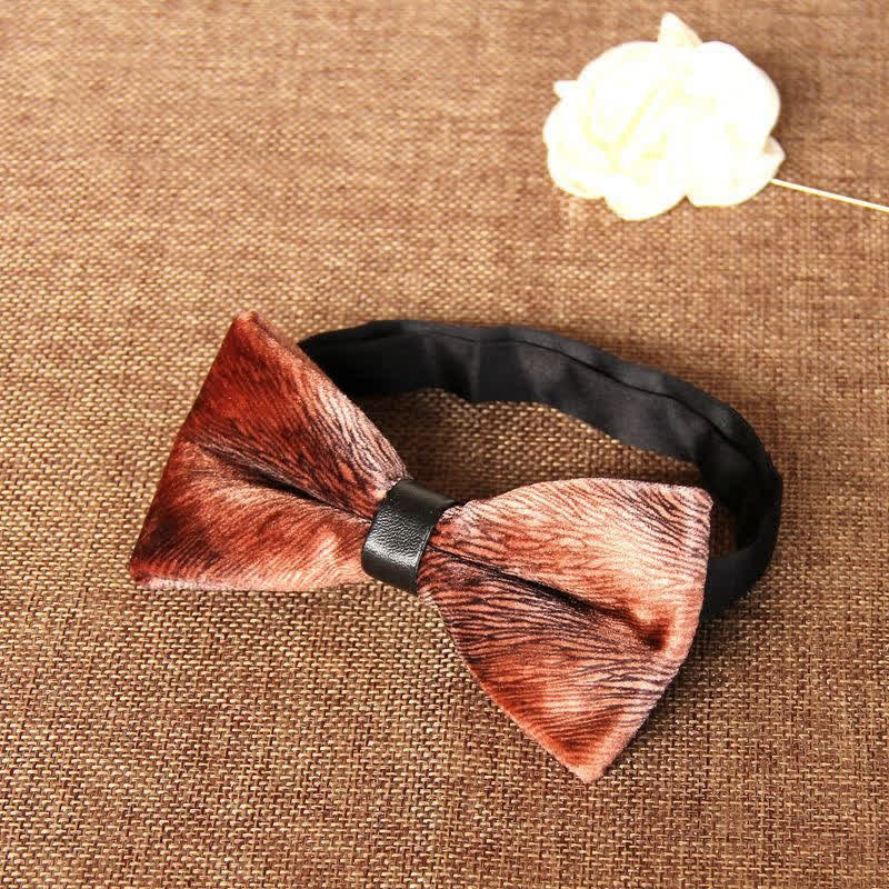 Papillon da uomo elegante e lussuoso in velluto per banchetto