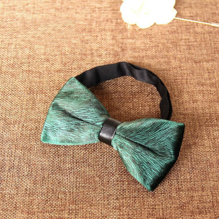 Papillon da uomo elegante e lussuoso in velluto per banchetto
