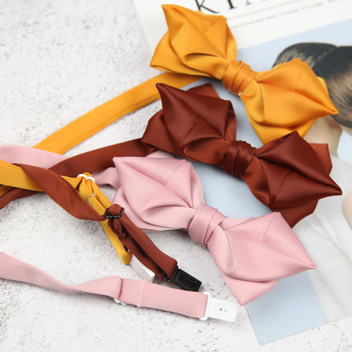 Papillon a punta unica per uomo, stile casual
