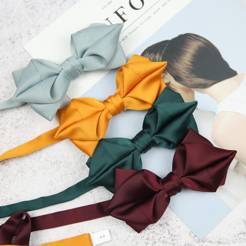 Papillon a punta unica per uomo, stile casual