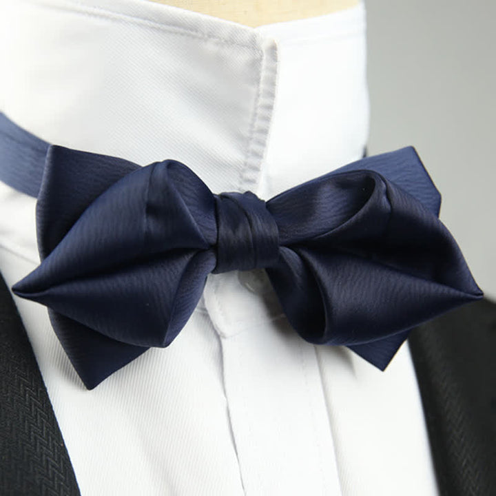 Papillon a punta unica per uomo, stile casual