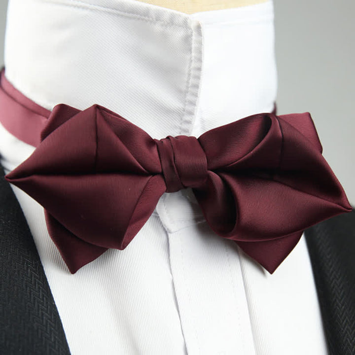 Papillon a punta unica per uomo, stile casual