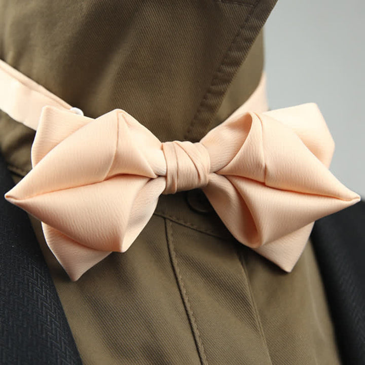 Papillon a punta unica per uomo, stile casual