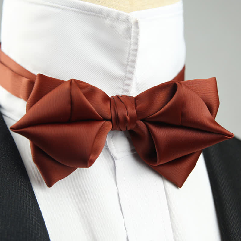 Papillon a punta unica per uomo, stile casual