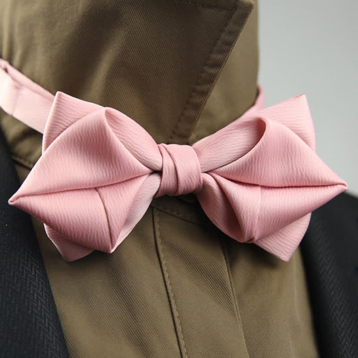 Papillon a punta unica per uomo, stile casual