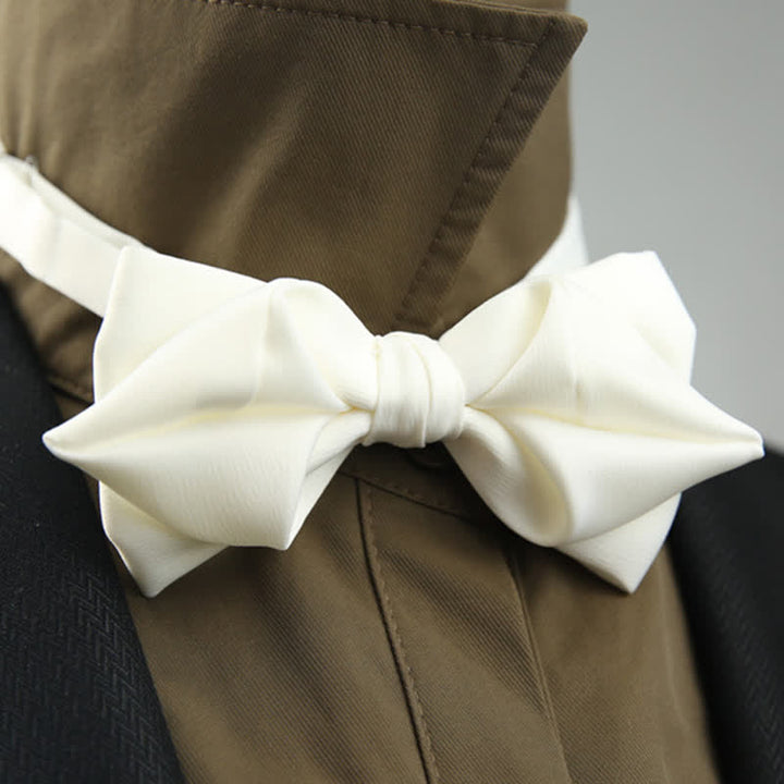Papillon a punta unica per uomo, stile casual