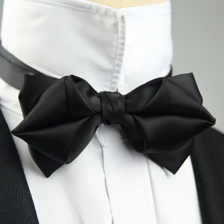 Papillon a punta unica per uomo, stile casual
