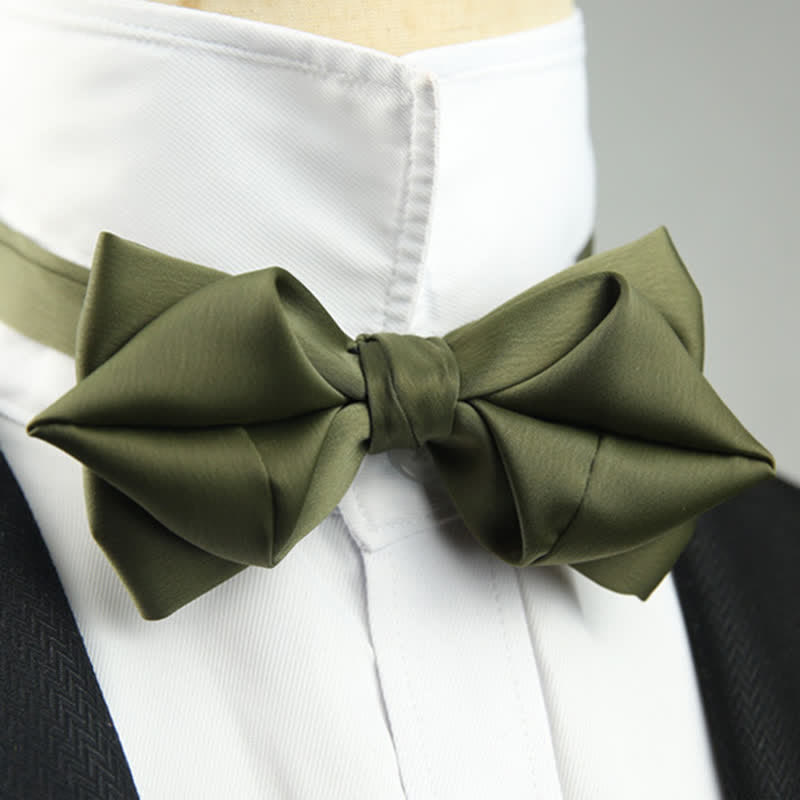Papillon a punta unica per uomo, stile casual