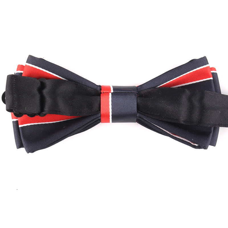 Papillon a righe colorate elegante e innovativo da uomo
