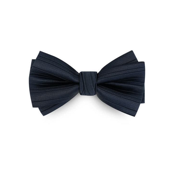 Papillon formale da uomo in twill tinta unita per matrimonio