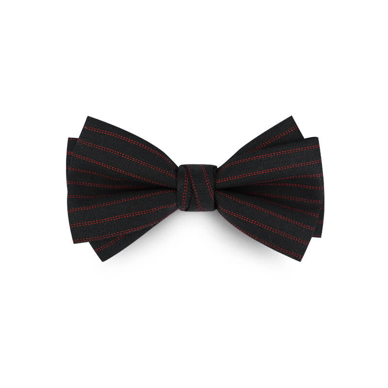 Papillon formale da uomo in twill tinta unita per matrimonio