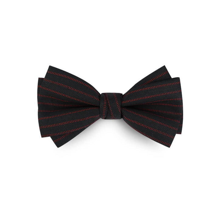 Papillon formale da uomo in twill tinta unita per matrimonio