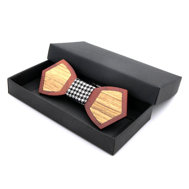 Papillon in legno con farfalla elegante da uomo