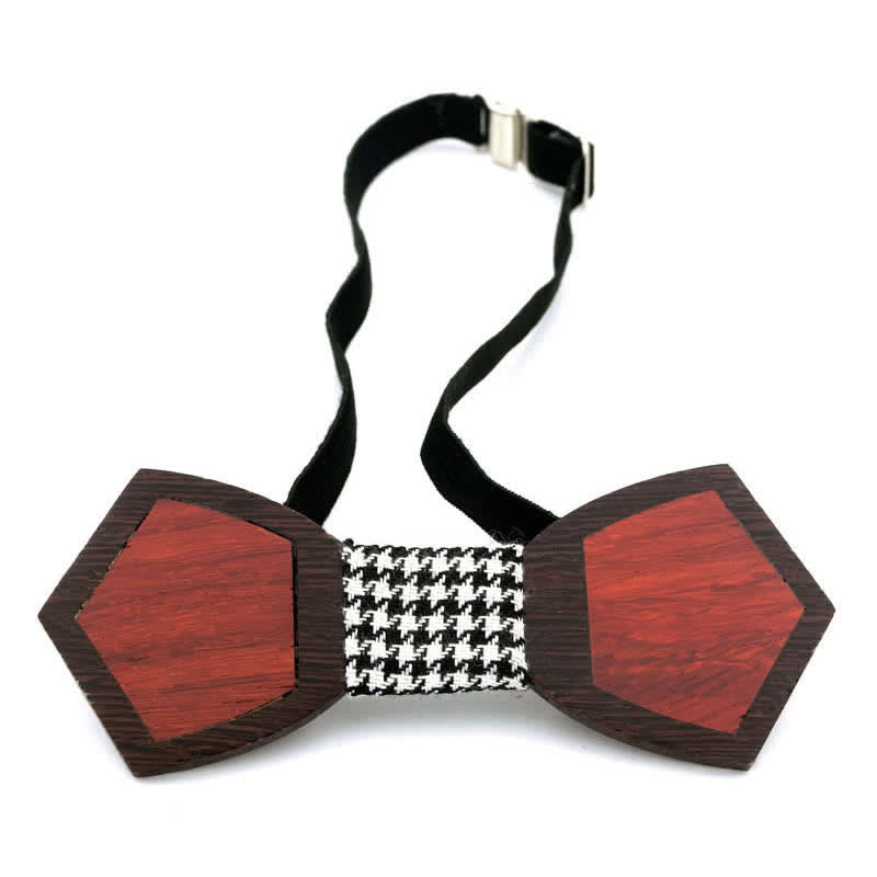 Papillon in legno con farfalla elegante da uomo
