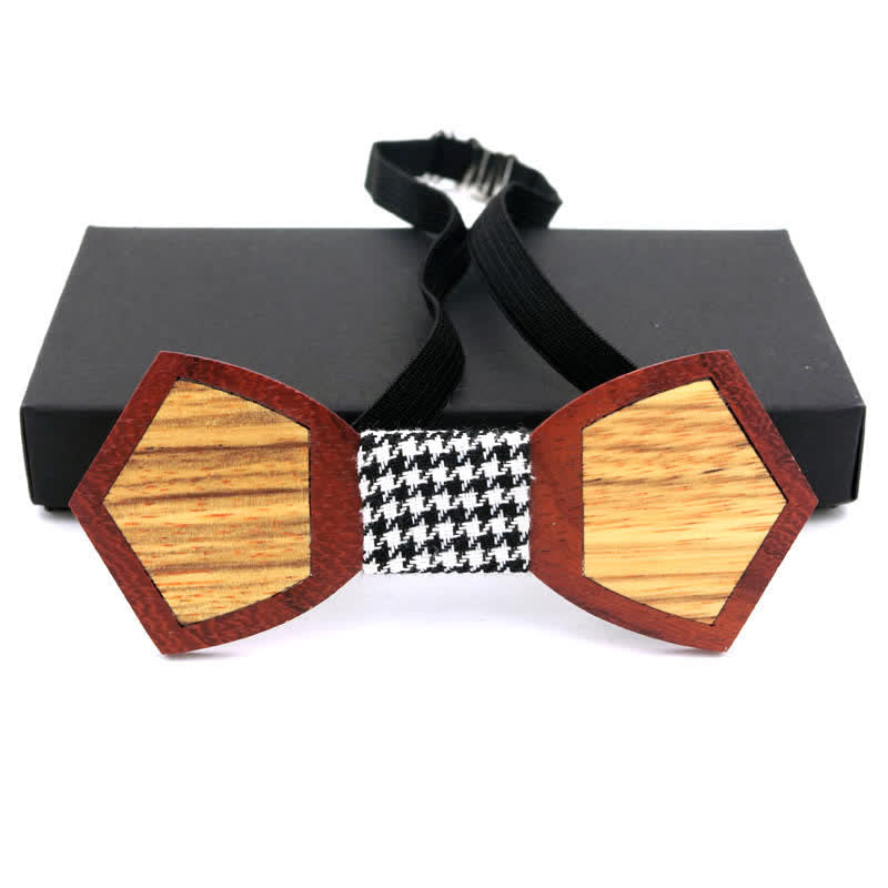 Papillon in legno con farfalla elegante da uomo