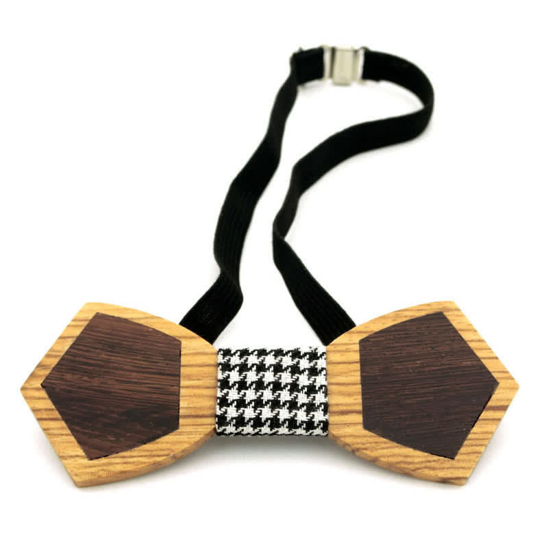 Papillon in legno con farfalla elegante da uomo