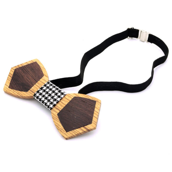 Papillon in legno con farfalla elegante da uomo