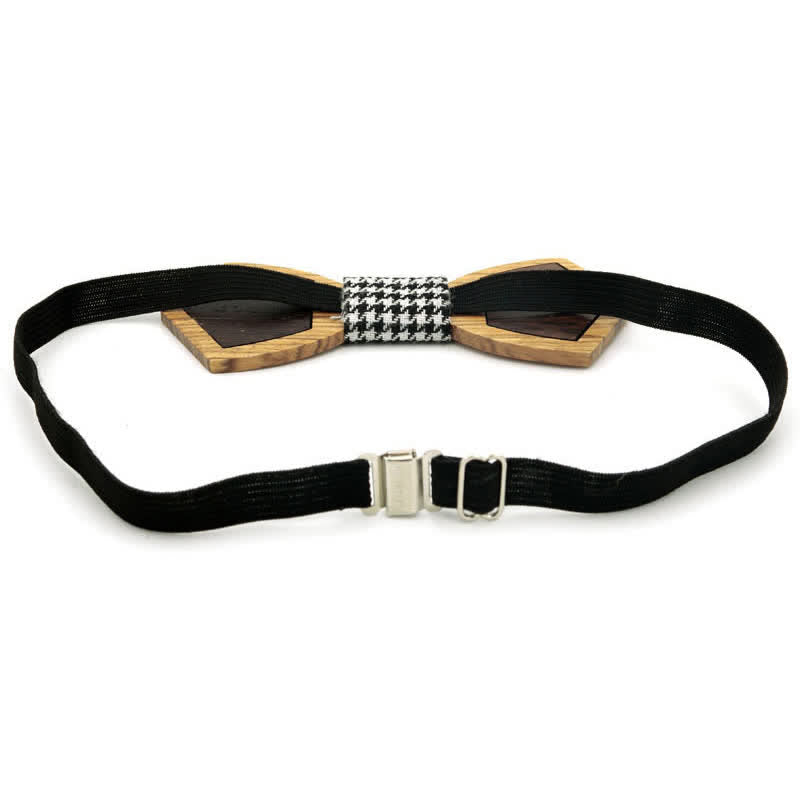 Papillon in legno con farfalla elegante da uomo