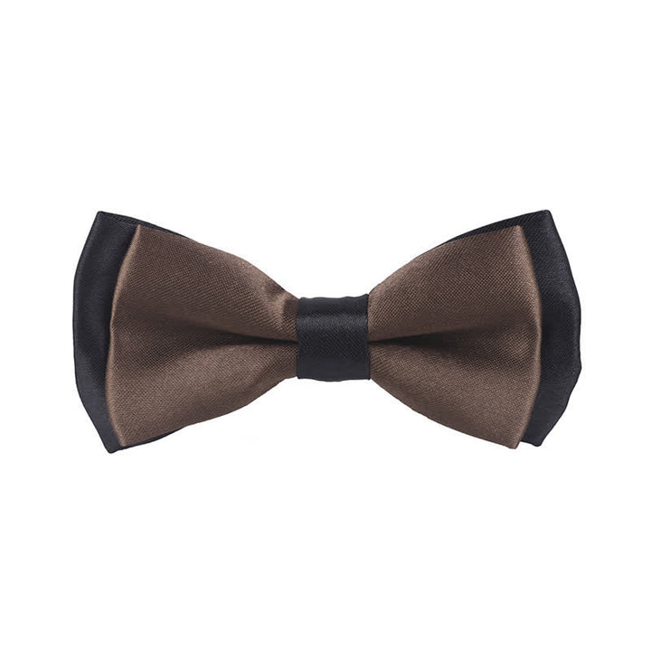Papillon classico bicolore a doppio strato per bambini