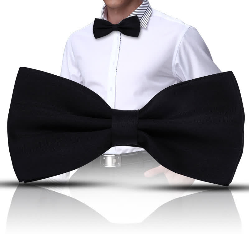 Papillon classico bicolore a doppio strato per bambini