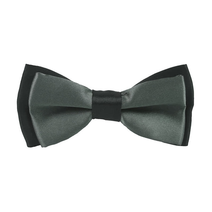 Papillon classico bicolore a doppio strato per bambini
