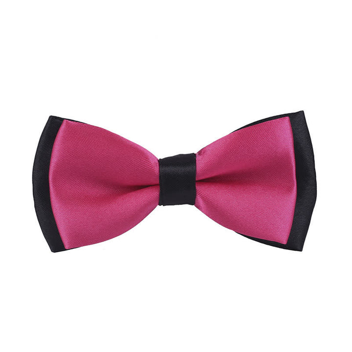 Papillon classico bicolore a doppio strato per bambini